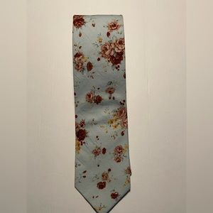 Mint Floral Tie